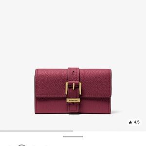 Michael Michael Kors Nolita Medium Pebbled Leather Tri-Fold Wallet